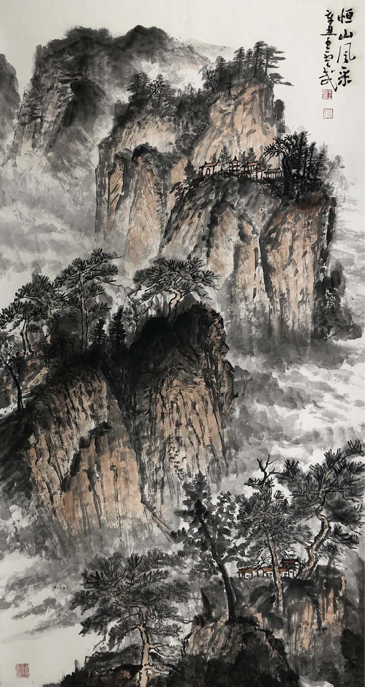 丹青任挥洒，拳拳赤子心 ——读王云武先生的山水画文/刘锦文读