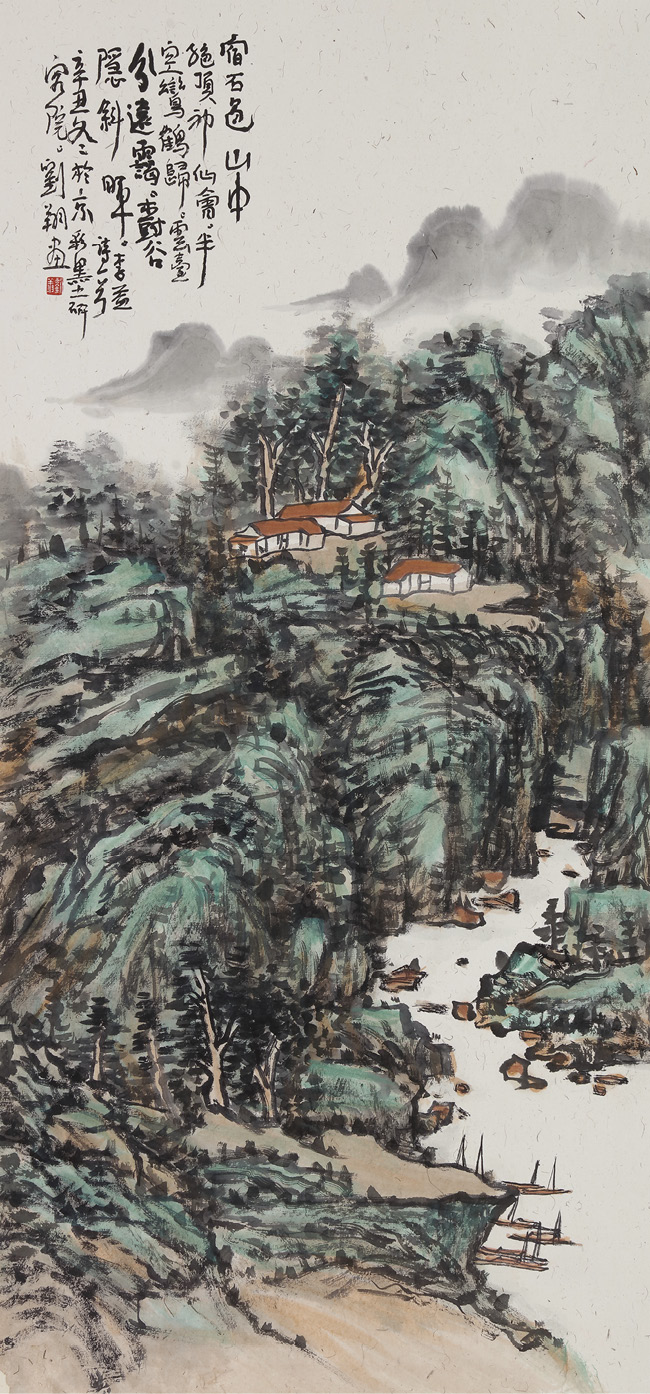 女画家刘翔：山水清音，水墨意象- 商业文化官网